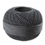 Fil de coton Lizbeth taille 40 Charcoal n°606 x274m|raw }}