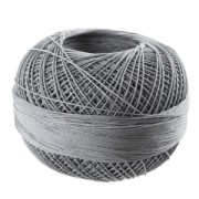 Fil de coton Lizbeth taille 40 Medium Charcoal n°607 x274m|raw }}
