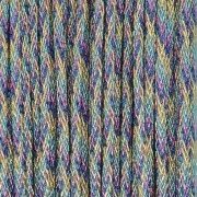 Fil nylon tressé métallisé 0.85 mm - Premium - Doré - Multi-bleu - Lilas x10m