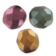 Facettes 8 mm Metallic Iris Satin x20