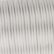 Fil de cuivre rond texturé 0.81mm semi dur - Argenté anti-ternissement x13.7m
