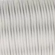 Fil de cuivre rond texturé 1.29 mm semi dur - Argenté anti-ternissement x7.3m