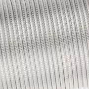 Fil de cuivre rond torsadé 1.29 mm semi dur - Argenté anti-ternissement x7.3m