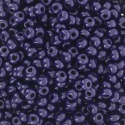 Perles rocailles Preciosa 8/0 3 mm - Opaque Dark Blue x20g
