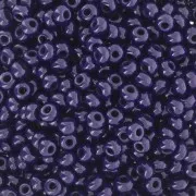 Perles rocailles Preciosa 8/0 3 mm - Opaque Dark Blue x20g