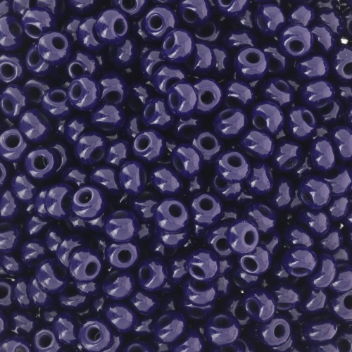 Perles rocailles Preciosa 8/0 3 mm - Opaque Dark Blue x20g