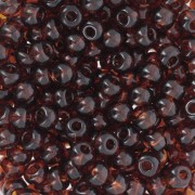 Perles rocailles Preciosa 6/0 4 mm - Dark Topaz x20g
