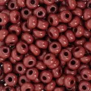 Perles rocailles Preciosa 6/0 4 mm - Opaque Brown Tango x20g