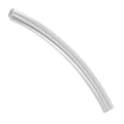 Perle tube incurvé 20x2 mm - Argent 925 x1