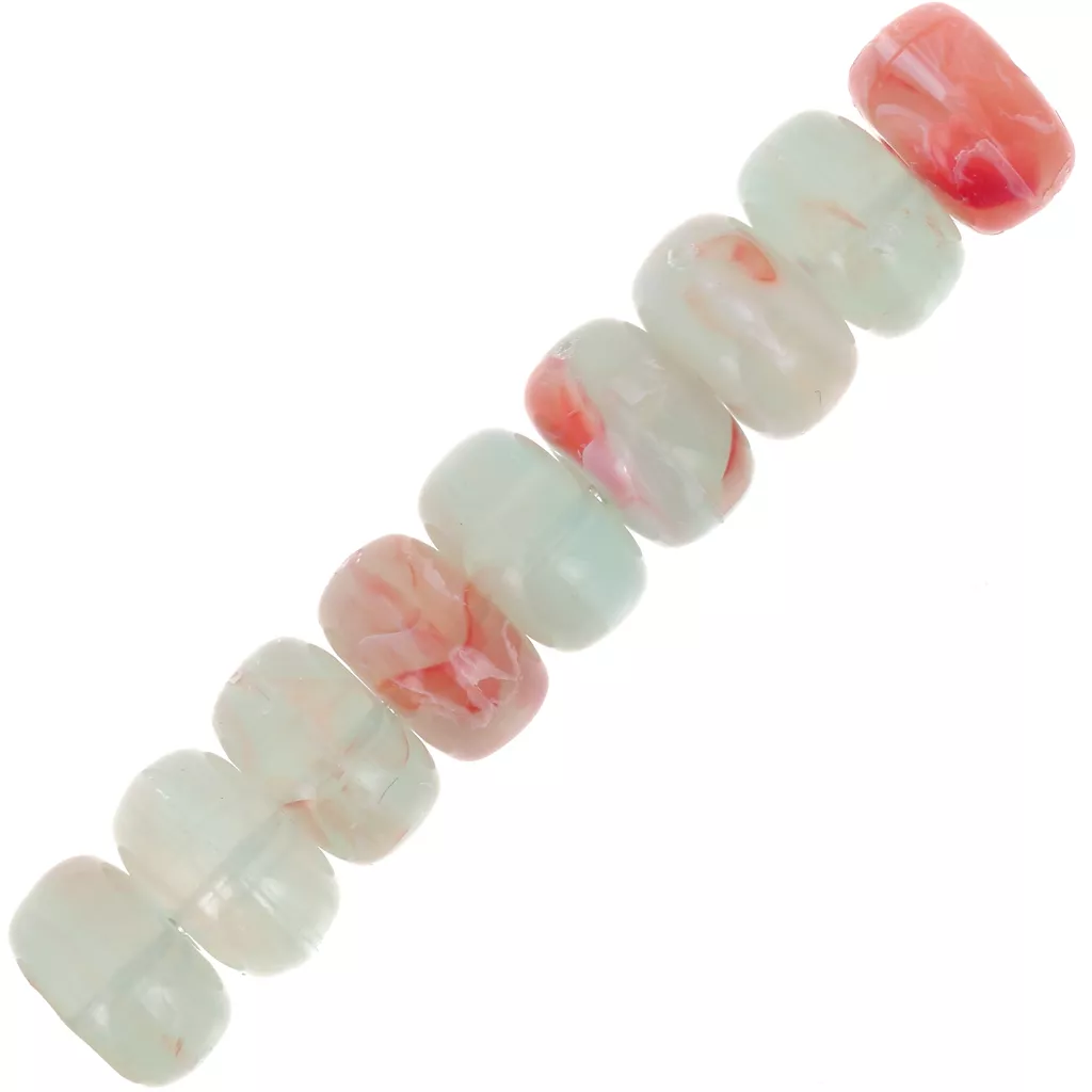 1590 Perles à Facettes Acryliques – 9 Couleurs (rose, Rouge, Violet…), Tailles 4/6/8 Mm, Pour Bijoux, Bracelets, DIY