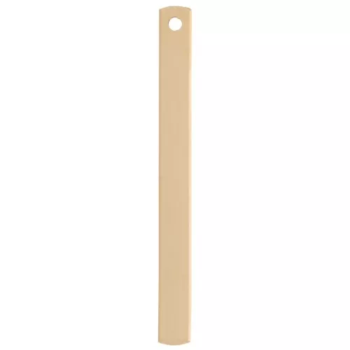 Pendentif rectangle 25x2.5 mm pour gravure - Gold filled (or laminé) x1