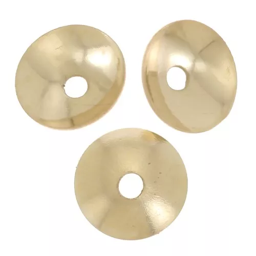 Coupelles lisses 3 mm - Gold filled (or laminé) x20