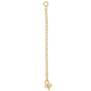 Pendentif chainette 31 mm pour perle semi-percée 4 mm - Gold filled (or laminé) x1|raw }}