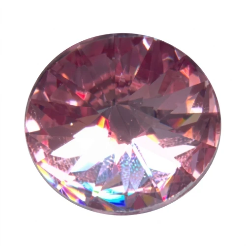 Cabochon PureCrystal 1122 Rivoli 12 mm Light Rose x1