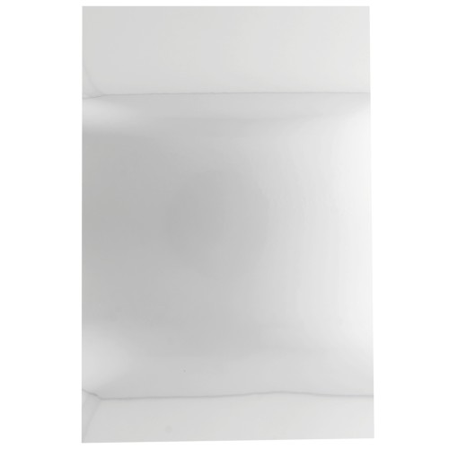 Feuilles de métal à repousser - en aluminium découpé effet miroir 20x30 cm x1