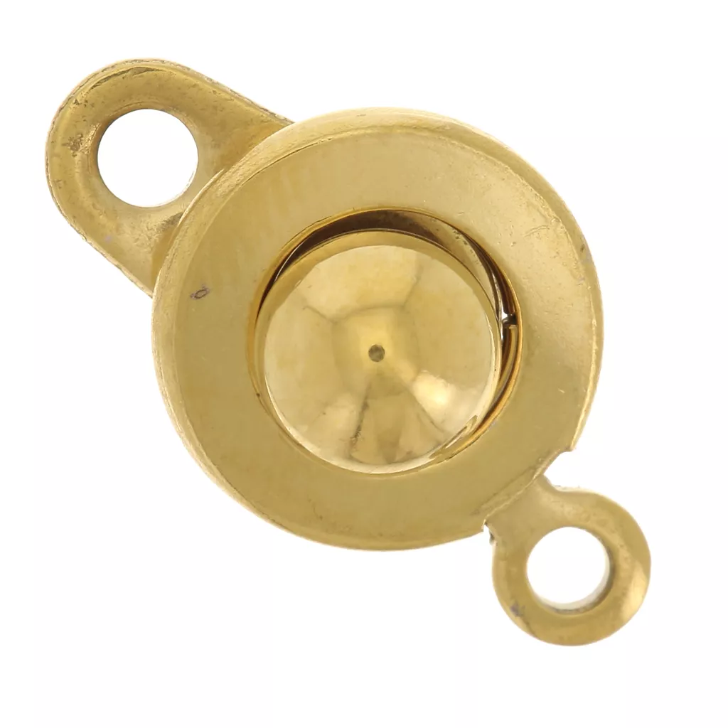 10 Fermoirs Bijoux Filigrane 3 Rangs - Cuivre, 19x10 Mm, Fabrication Française, Neufs