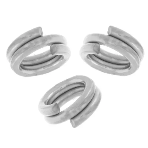 Anneaux doubles 4x0.7 mm - Acier inoxydable 304 x10