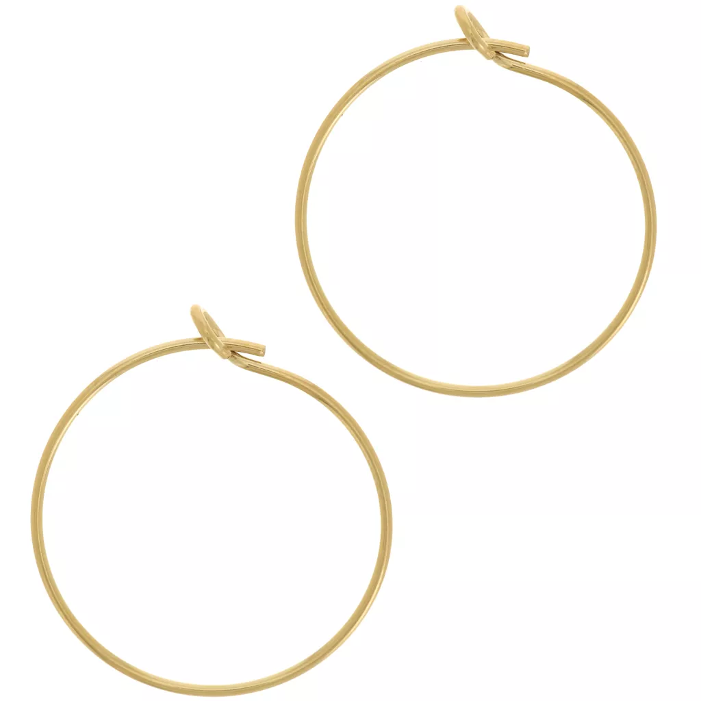 Boucles D'Oreilles Longues - Acier Inoxydable Doré