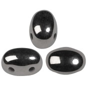 Perles en verre Samos® par Puca® 7x5 mm - Full Chrome x10g