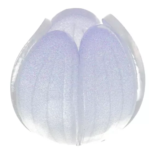Perle fleur 12 mm en plastique - Lilas x1