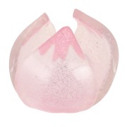 Perle fleur 10 mm en plastique - Rose x1|raw }}