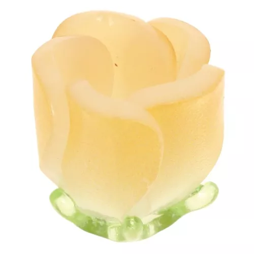Perle fleur Tulipe 15x13 mm en plastique - Jaune x1