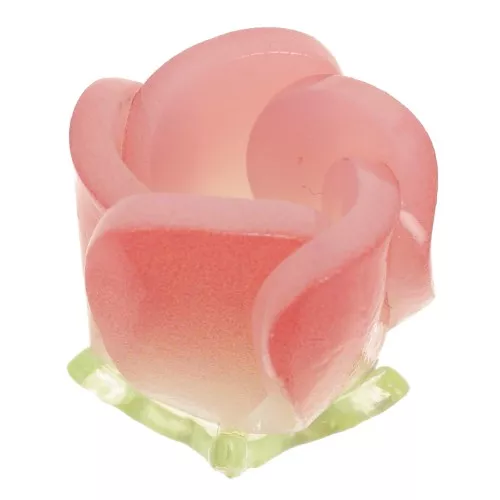 Perle fleur Tulipe 15x13 mm en plastique - Rouge x1