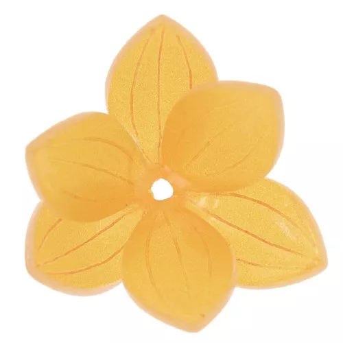 Perle fleur 21x10 mm en résine - Topaz x1