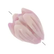 Perles bourgeon de fleur 8.5x7 mm en synthétique - Lilas x8