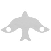 Intercalaire hirondelle 9.5x15 mm - Argent 925 x1|raw }}