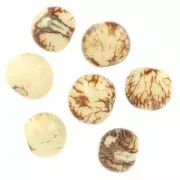 Graines açaï du Brésil 8 mm Naturel Marbré x 10