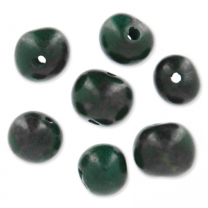 Graines açaï du Brésil 8 mm Vert foncé x 10