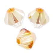 Toupies en cristal PureCrystal 5328 4 mm Crystal Metallic Sunshine x50|raw }}