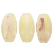 Accessoire pour cheveux - pour chouchou élastique - 52x28 mm en résine - Ivoire marbré