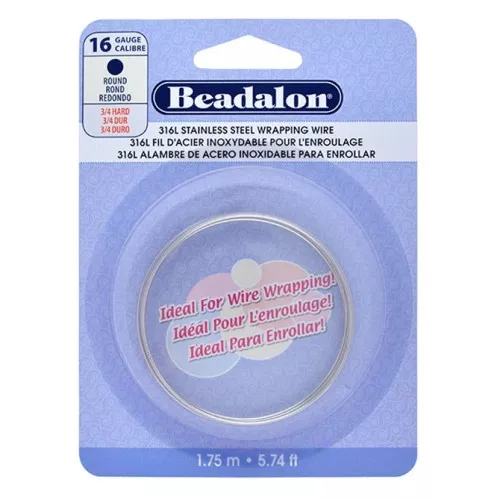 Fil rond 1.3 mm - Acier inoxydable 316L x1.75m