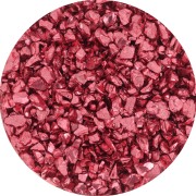 Chips pailletés en flacon - Jesmonite - Rouge x30g