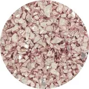 Chips pailletés en flacon - Jesmonite - Rose pastel x30g