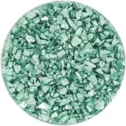 Chips pailletés en flacon - Jesmonite - Vert émeraude x30g