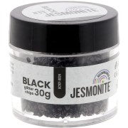 Chips pailletés en flacon - Jesmonite - Noir x30g|raw }}
