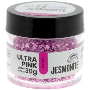 Chips pailletés en flacon - Jesmonite - Fuchsia x30g