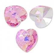 Coeurs PureCrystal 6228 10,3x10 mm Light Rose AB x6|raw }}