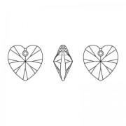 Coeurs PureCrystal 6228 10,3x10 mm Light Rose AB x6