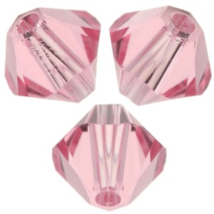Toupies en cristal PureCrystal 5328 4 mm Light Rose x50