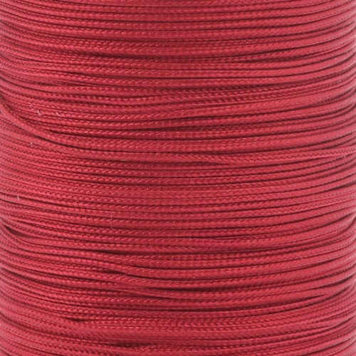 Tresse de soie 0.8 mm - Rouge x1m