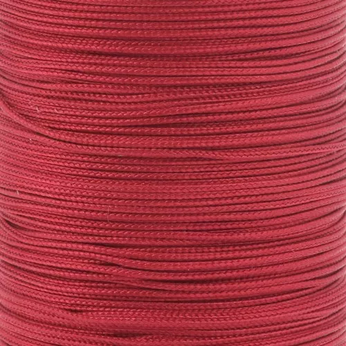 Tresse de soie 0.8 mm - Rouge x1m