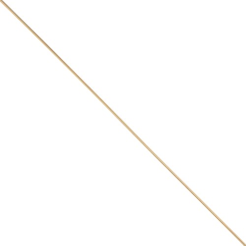 Chaîne maille Serpentine 1.2 mm - Acier inoxydable 316L Doré x50cm