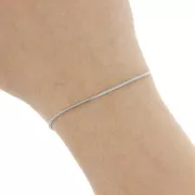 Chaîne maille Serpentine 1.2 mm - Acier inoxydable 316L x1m