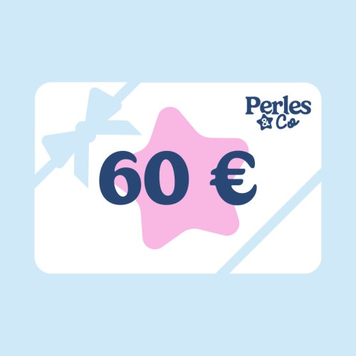 E-Carte Cadeau Perles & Co - 60€