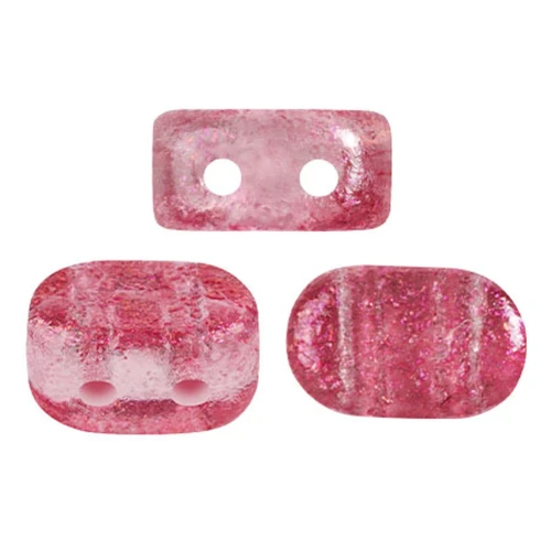 Perles en verre Lipsi® par Puca® 4x6 mm - Candy Raspberry x10g