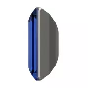 Cabochon PureCrystal 4527 8x6 mm - Reinvented Dark Sapphire x1